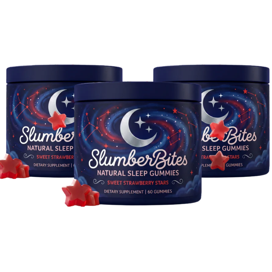 Slumber Bites natural sleep gummies melatonin free