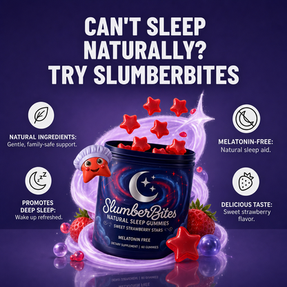 SlumberBites Star Gummies Melatonin-Free Sleep Support